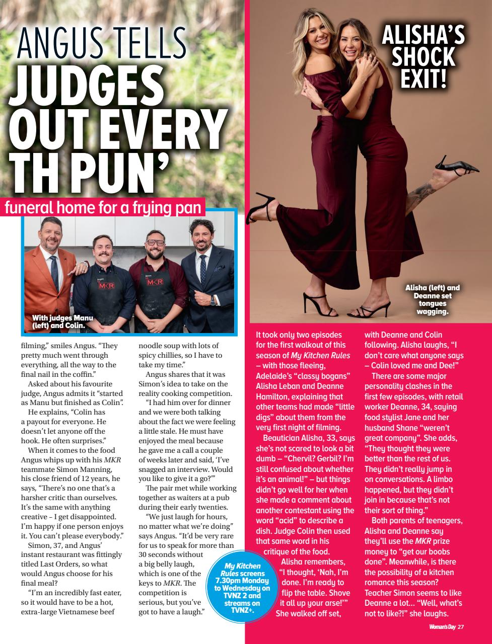 Woman's Day NZ Preview Pages