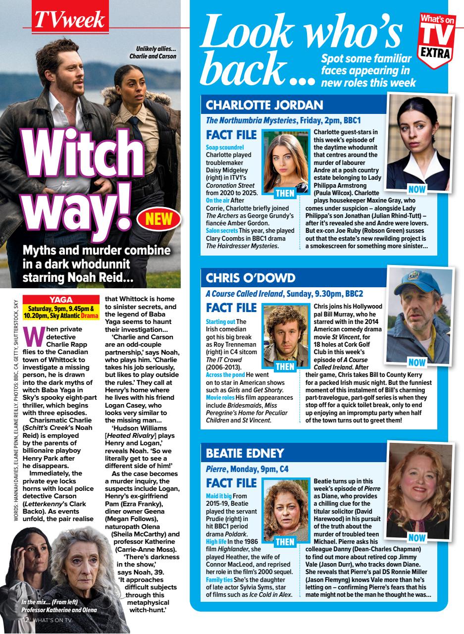 What's on TV Preview Pages