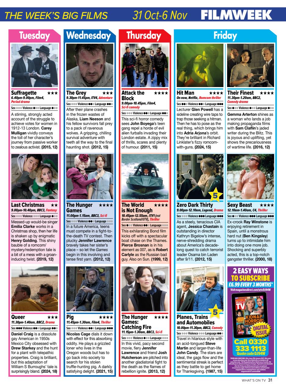 What's on TV Preview Pages