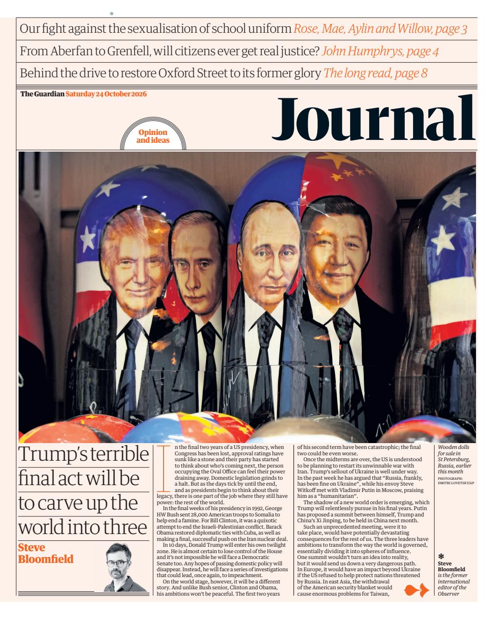 The Guardian Newspaper Preview Pages