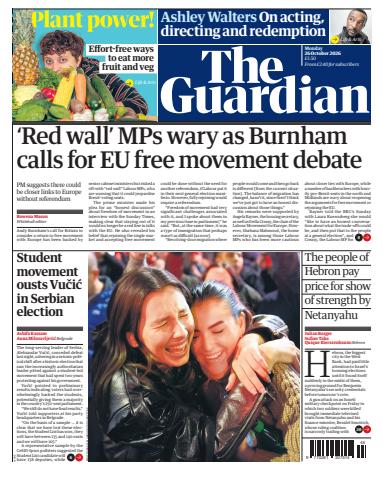 The Guardian Newspaper issue Monday, 26 October 2026