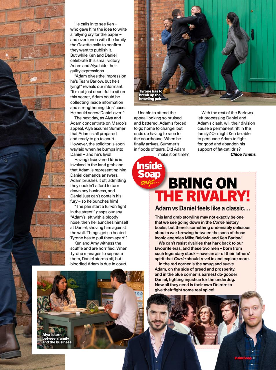 Inside Soap Preview Pages