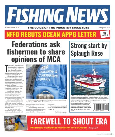 Fishing News issue 29th October 2026