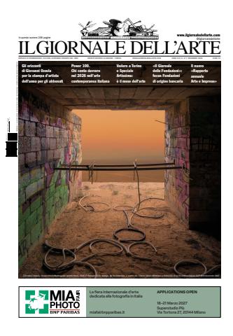Il Giornale Dell’Arte issue novembre