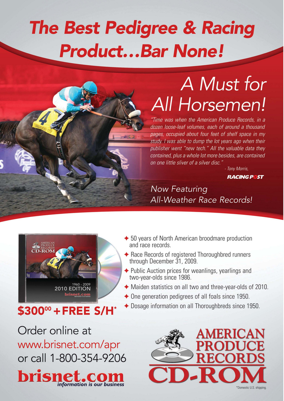 North American Trainer Magazine - horse racing Preview Pages