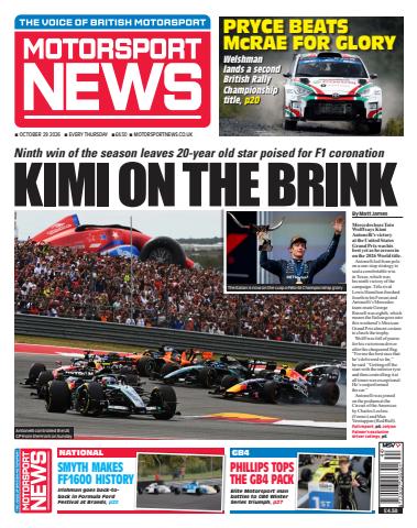 Motorsport News issue 29th October 2026
