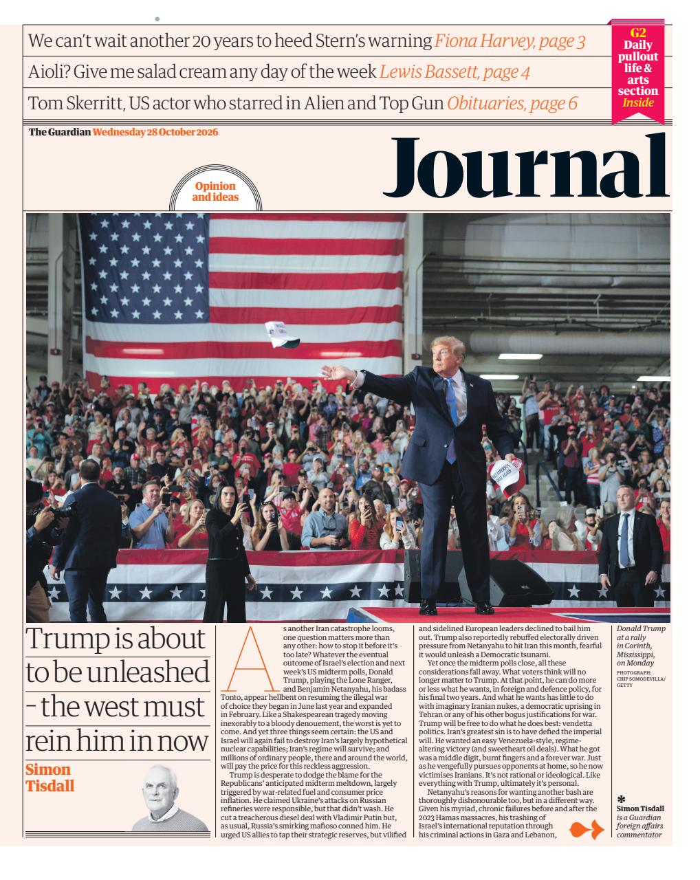 The Guardian Newspaper Preview Pages