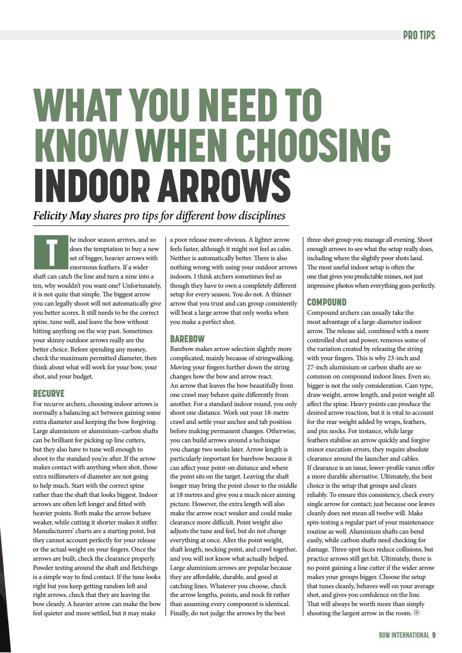 Bow International Preview Pages