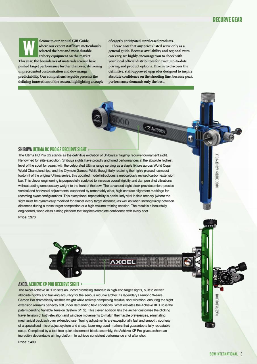 Bow International Preview Pages