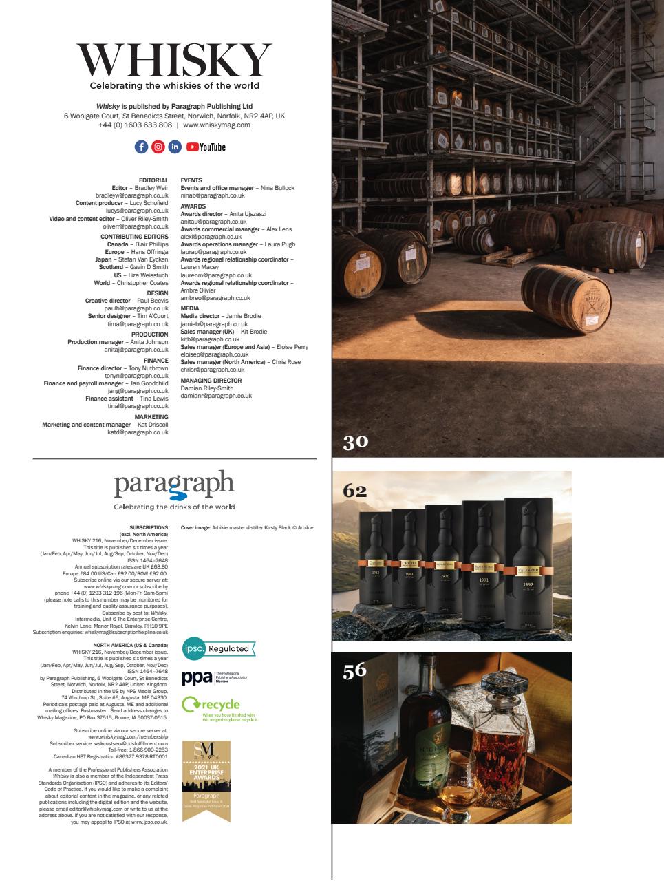 Whisky Magazine Preview Pages
