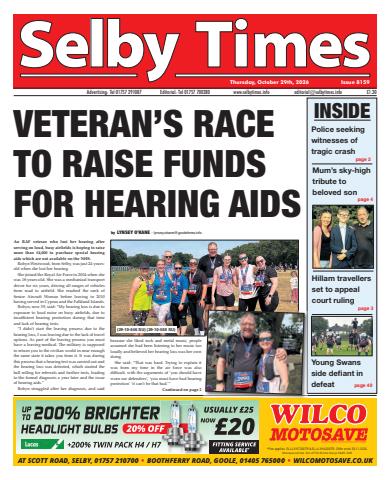 Selby Times issue October 29th 2026