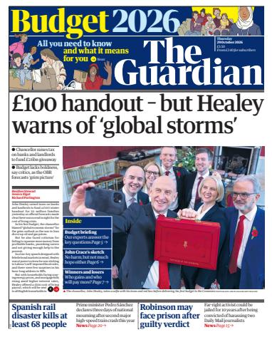 The Guardian Newspaper issue Thursday, 29 October 2026