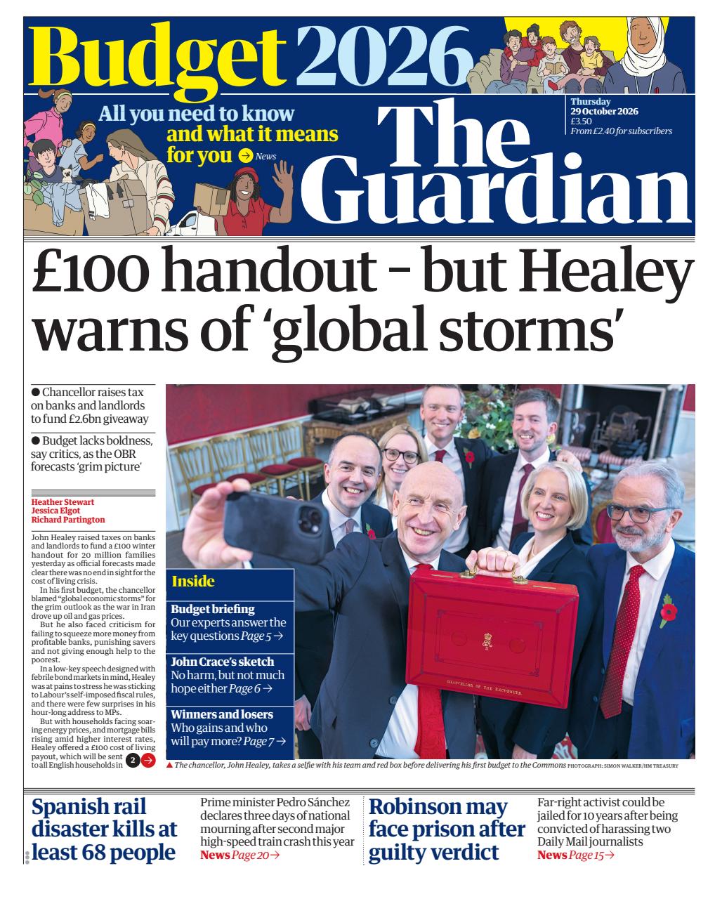 The Guardian Newspaper Preview Pages