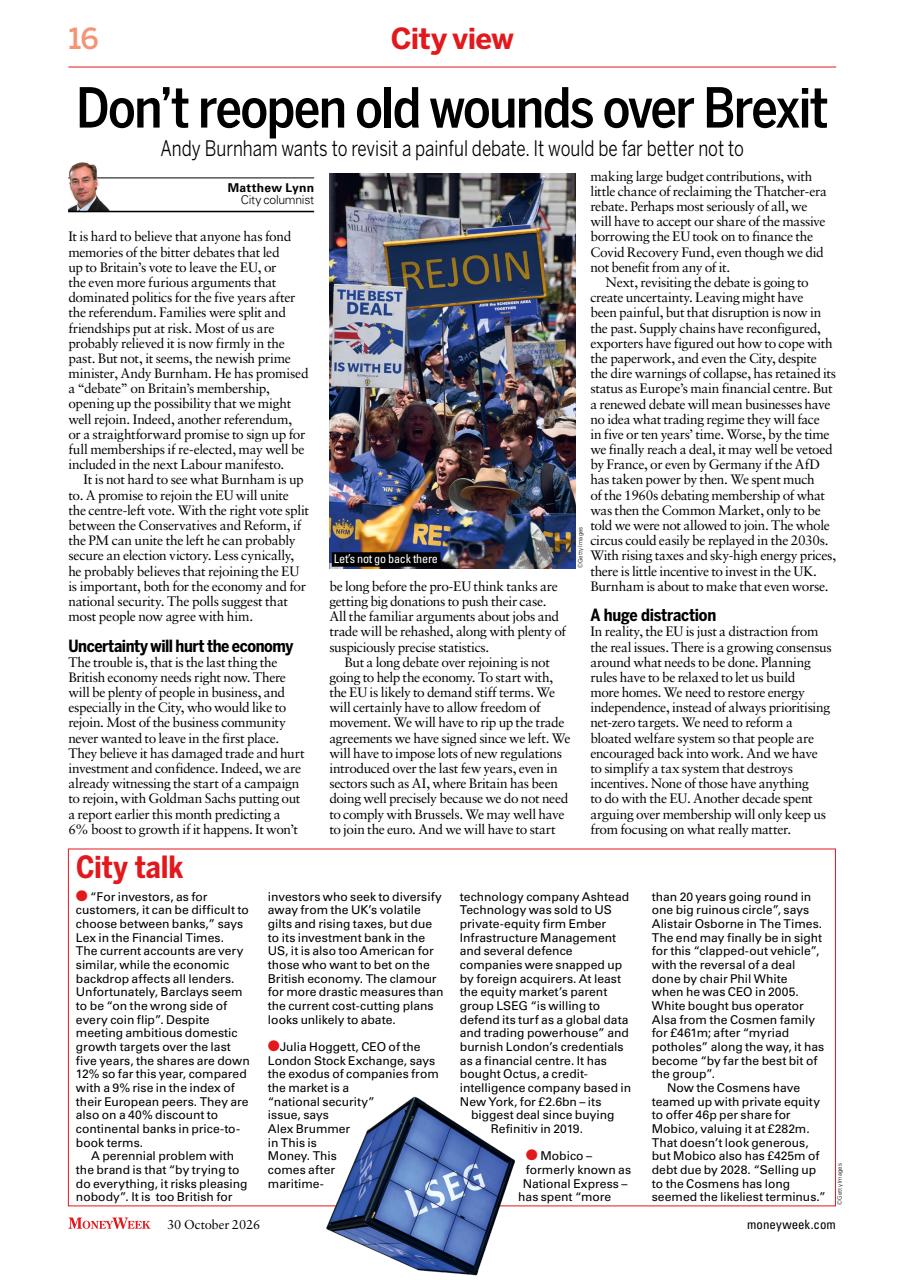 MoneyWeek Preview Pages