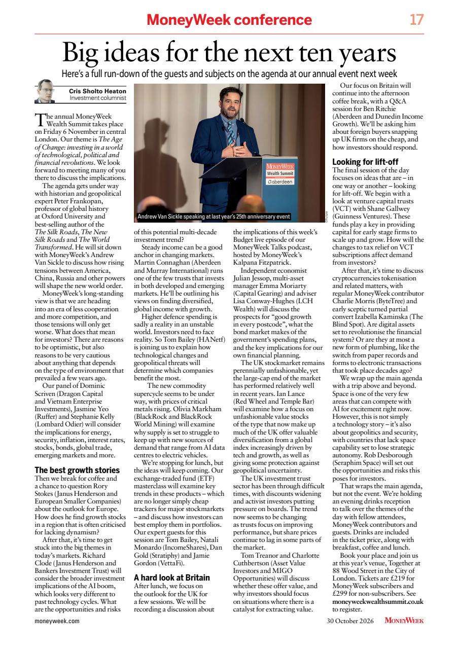 MoneyWeek Preview Pages