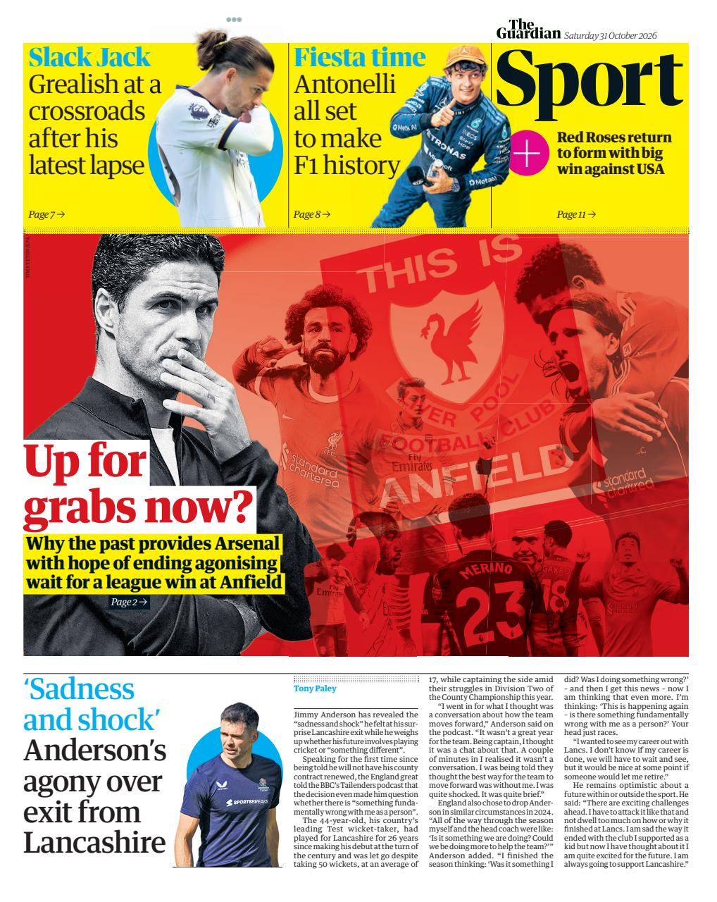 The Guardian Newspaper Preview Pages