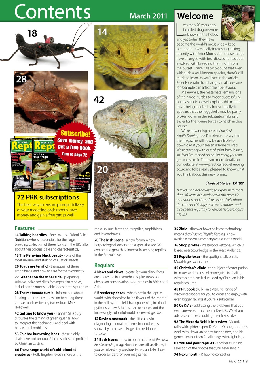 Practical Reptile Keeping Preview Pages