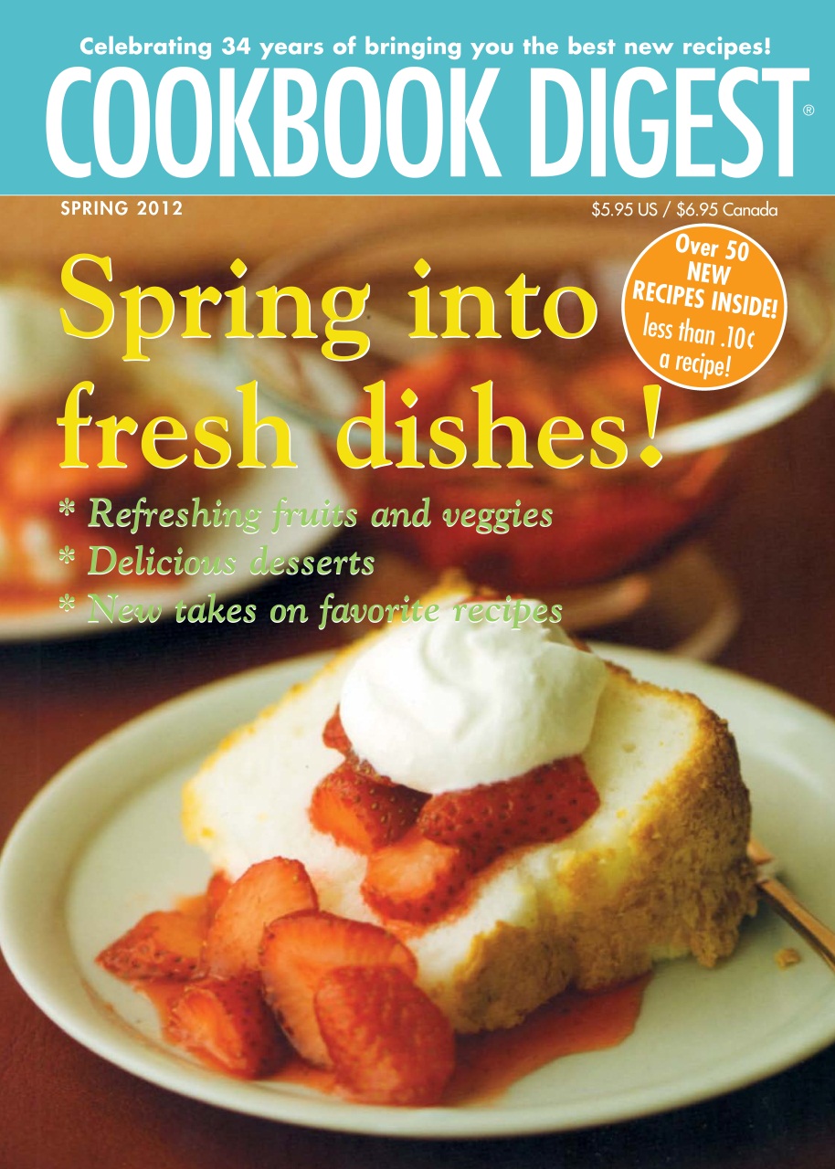 Cookbook Digest Preview Pages