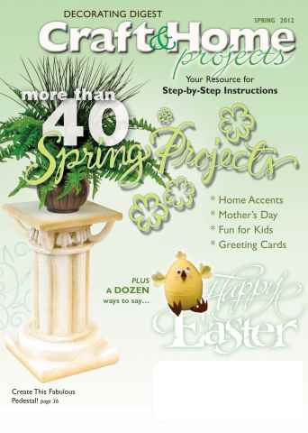 Craft & Home Projects issue Spring 2012