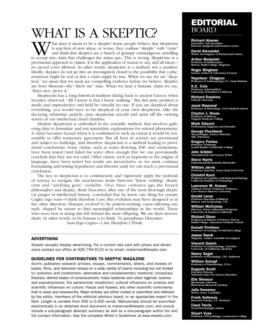 Skeptic Preview Pages