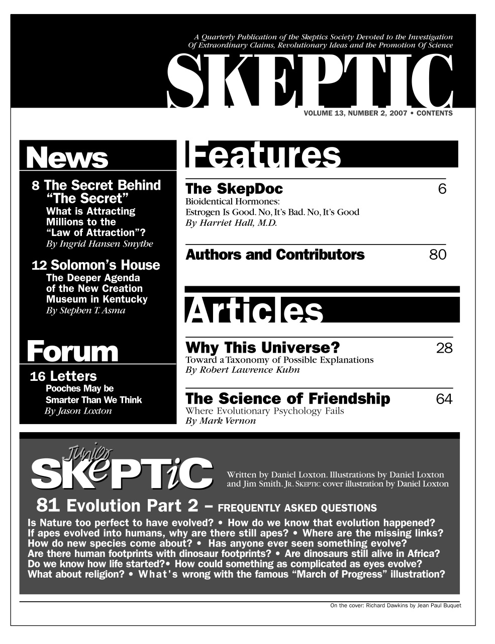Skeptic Preview Pages