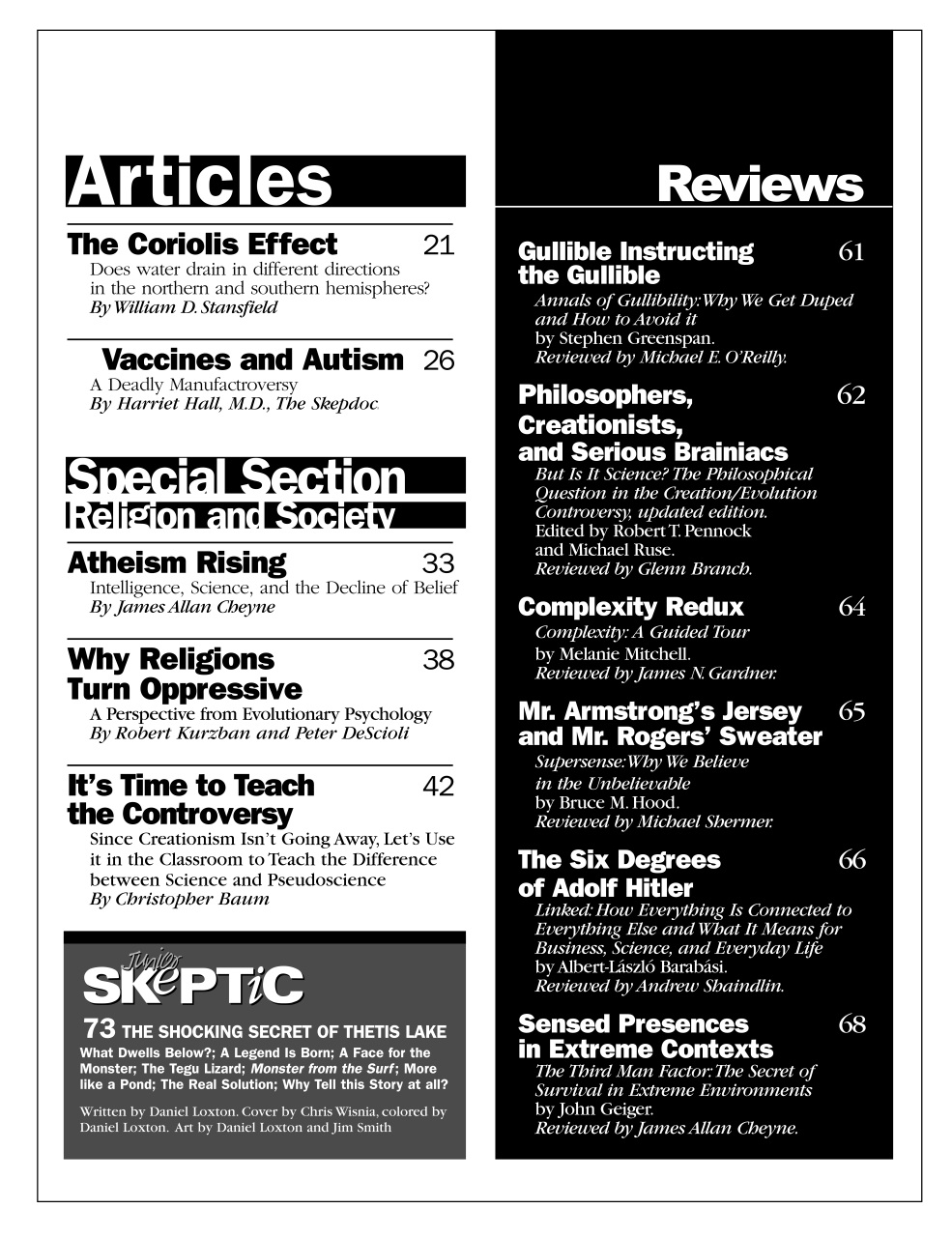 Skeptic Preview Pages