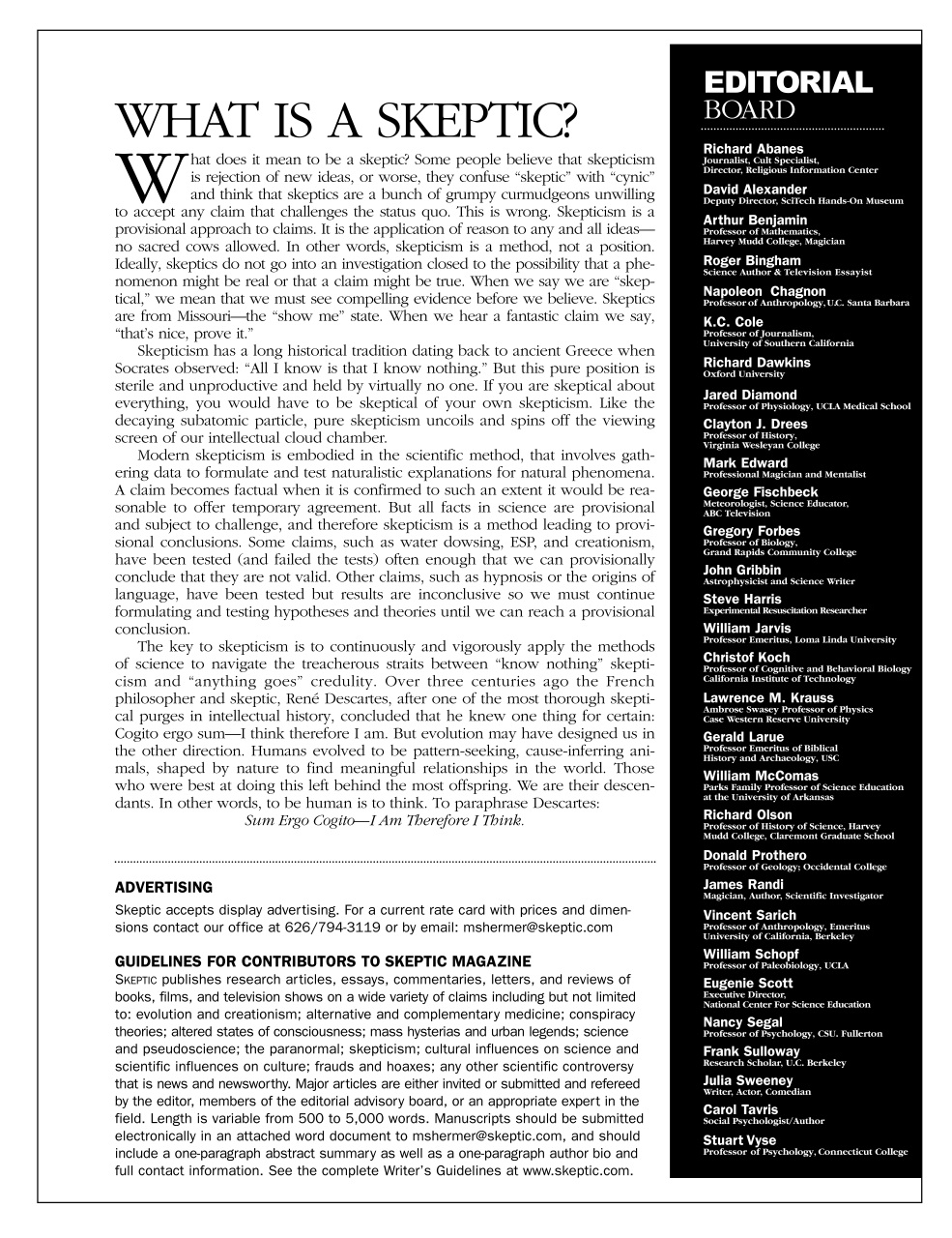 Skeptic Preview Pages