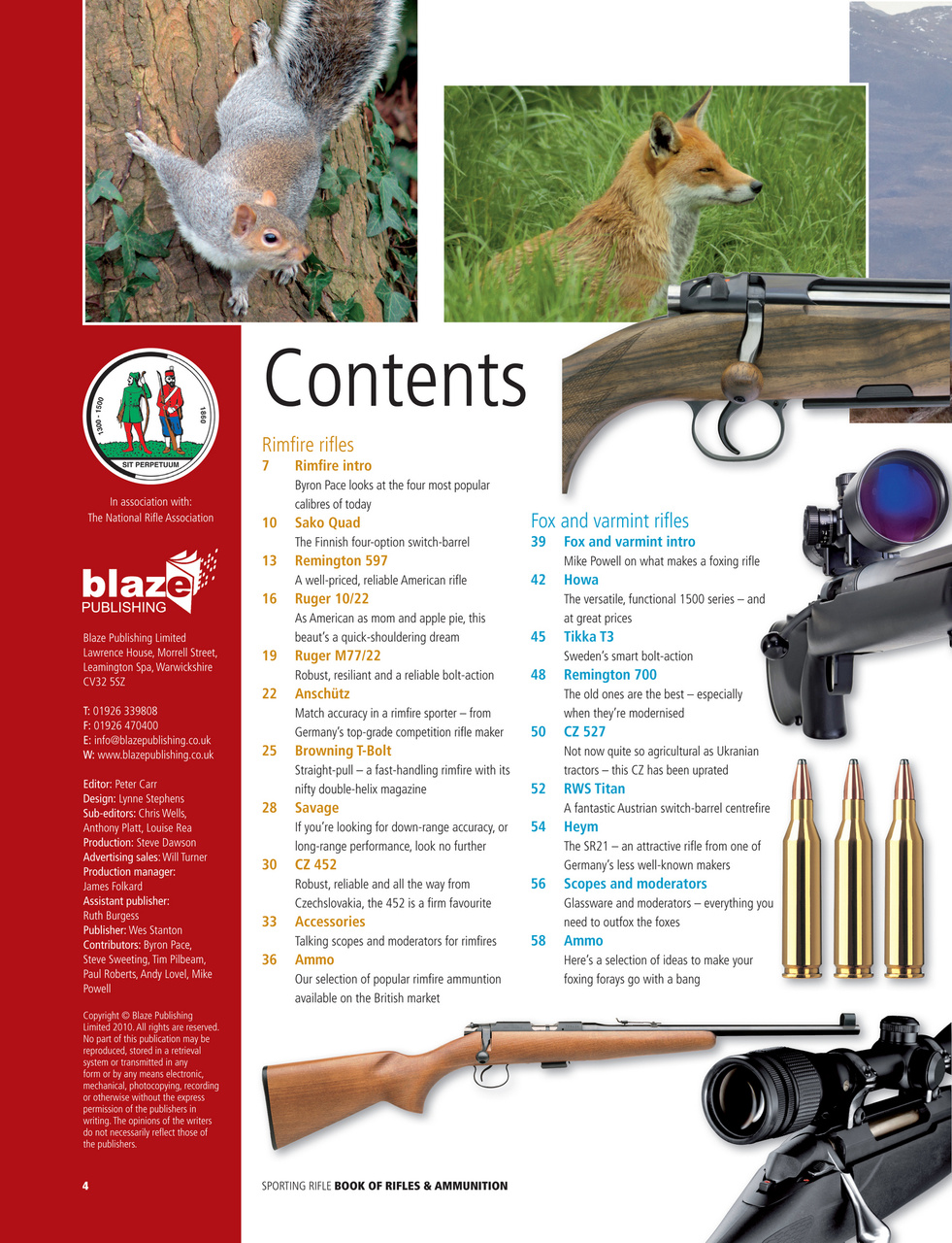 Sp Rifle Rifles & Ammo Preview Pages