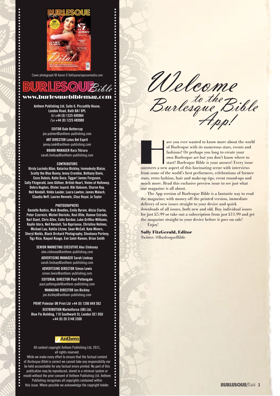 Burlesque Bible Preview Pages