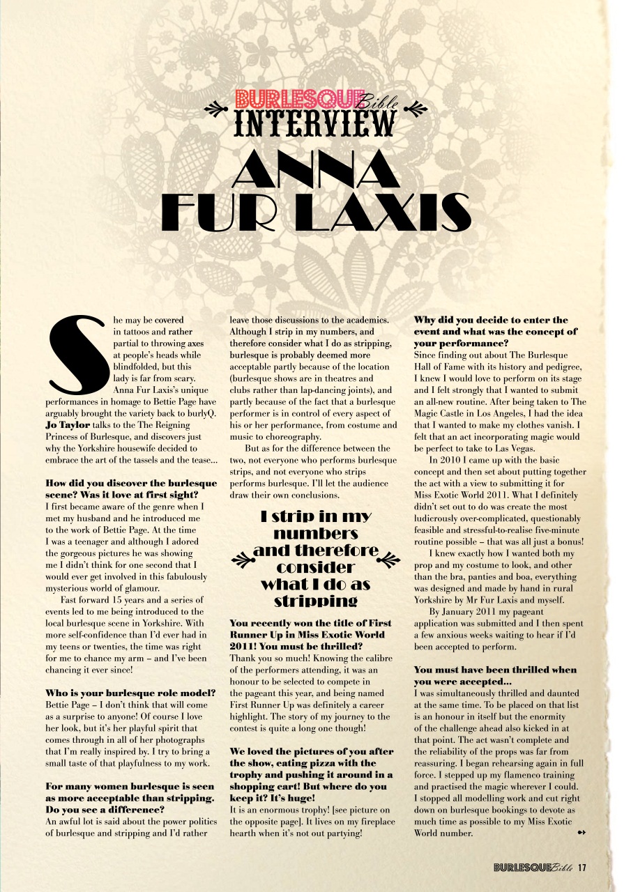 Burlesque Bible Preview Pages