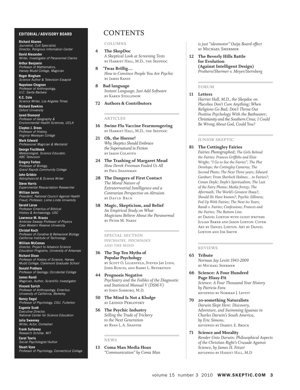 Skeptic Preview Pages