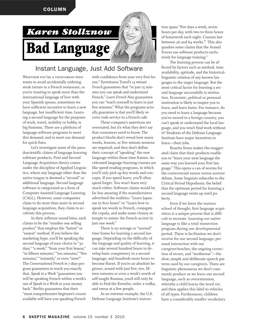 Skeptic Preview Pages