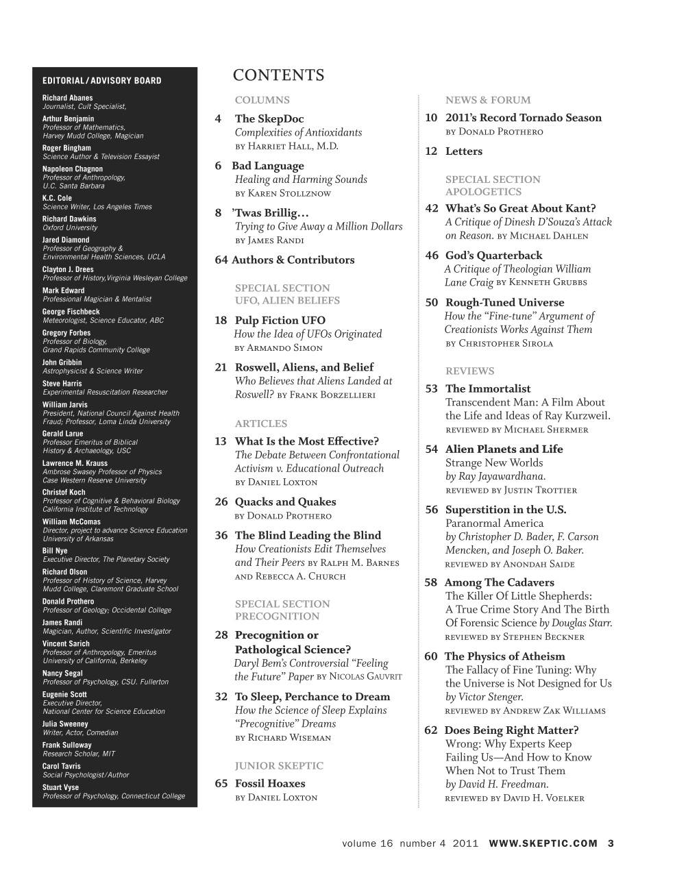 Skeptic Preview Pages