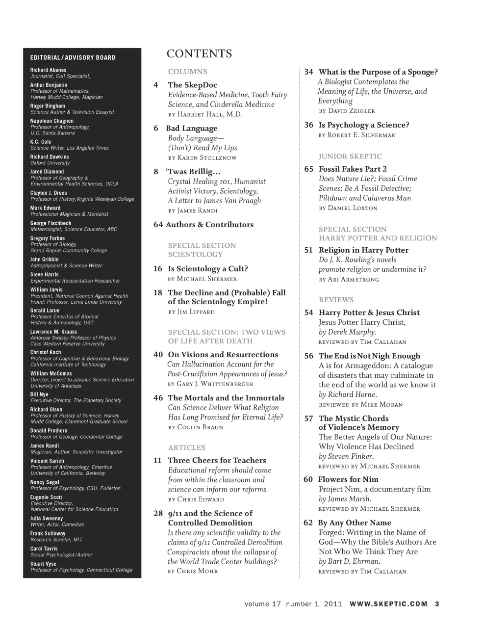 Skeptic Preview Pages