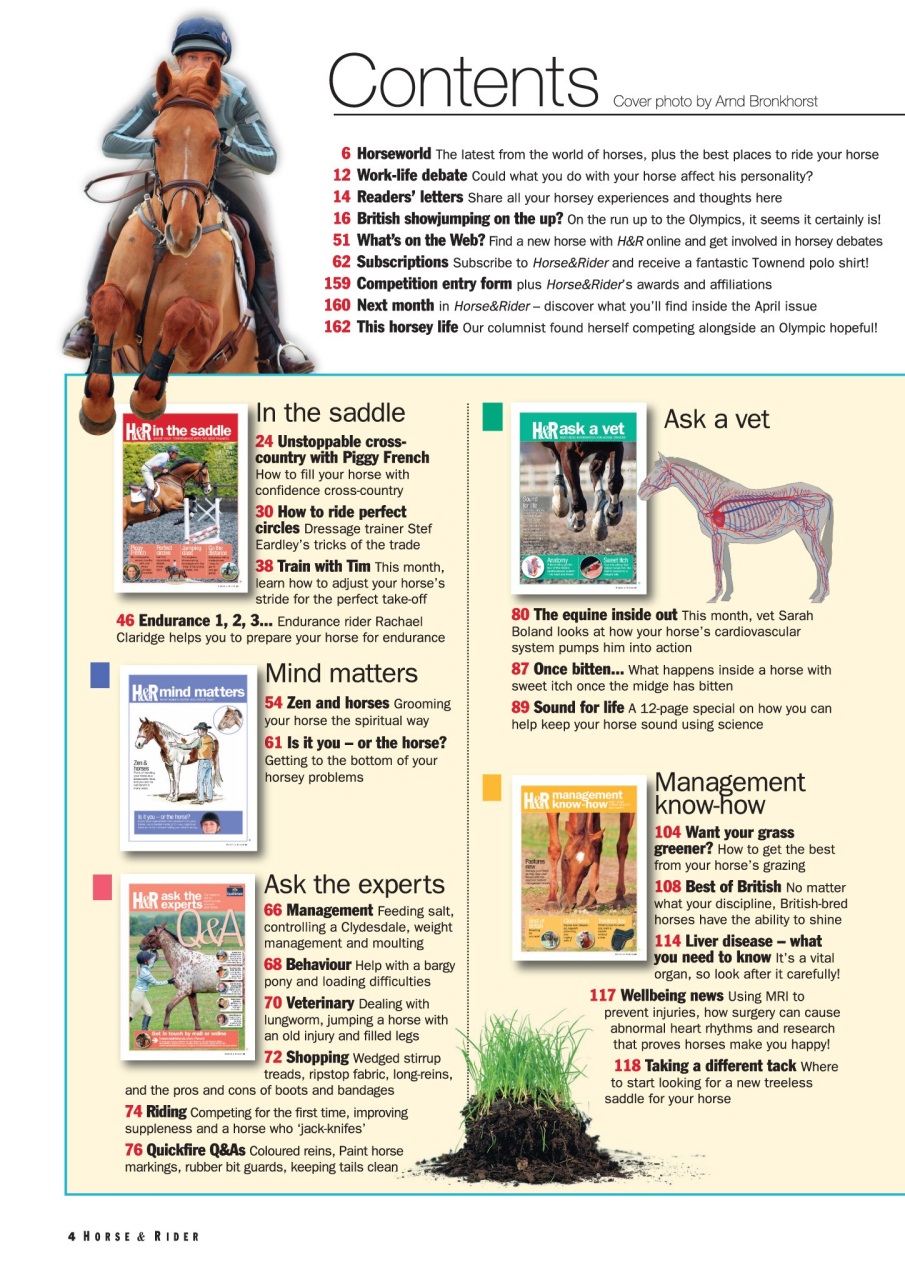 Horse&Rider Magazine - UK equestrian magazine for Horse and Rider Preview Pages