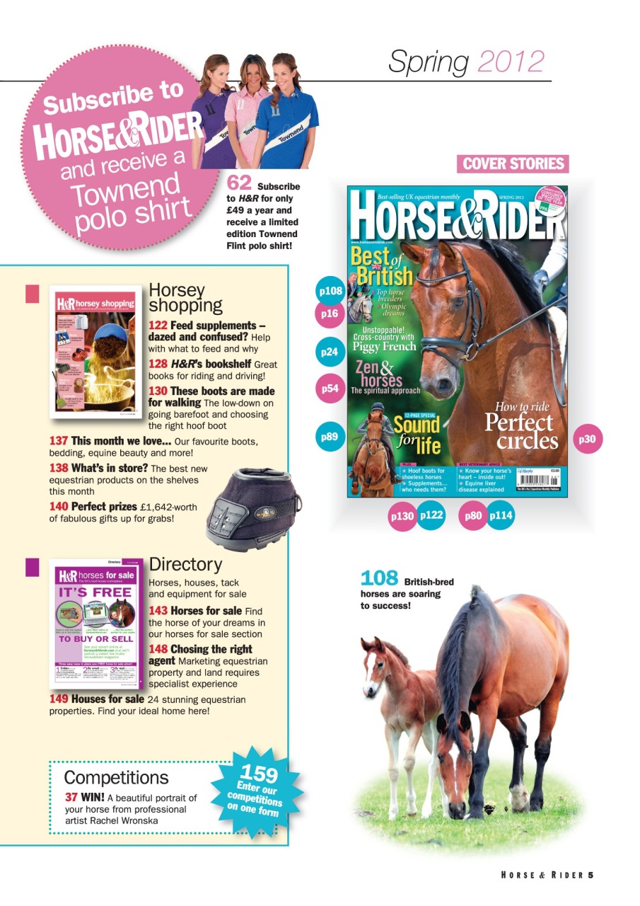 Horse&Rider Magazine - UK equestrian magazine for Horse and Rider Preview Pages