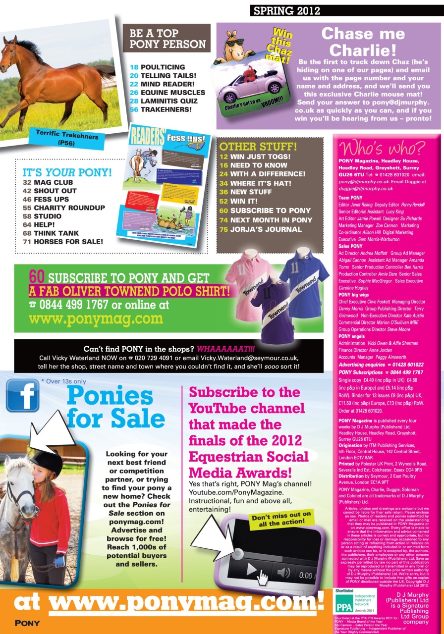Pony Magazine Preview Pages