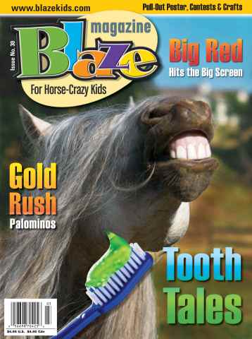 Blaze Magazine For Horse Crazy Kids issue Issue No. 30