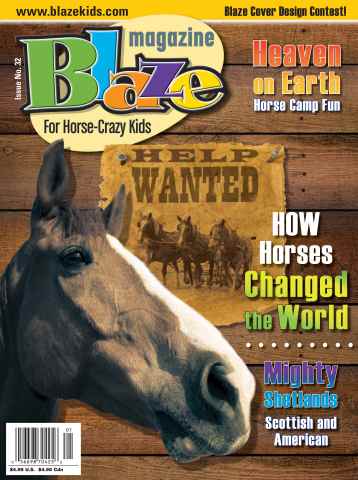 Blaze Magazine For Horse Crazy Kids issue Issue No. 32