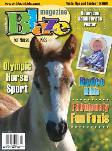 Blaze Magazine For Horse Crazy Kids issue Issue No. 33