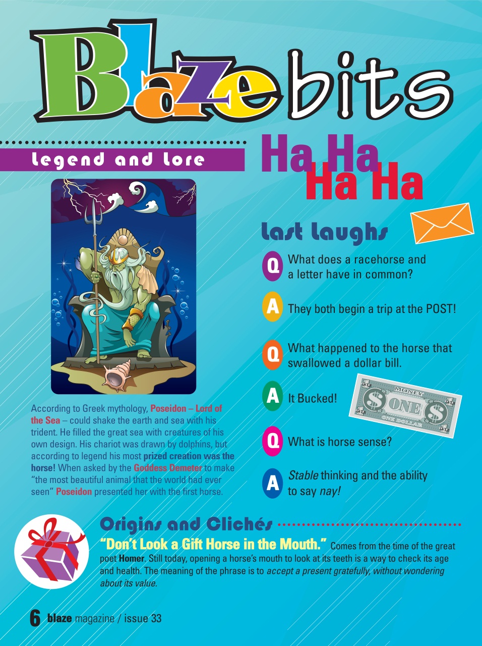 Blaze Magazine For Horse Crazy Kids Preview Pages