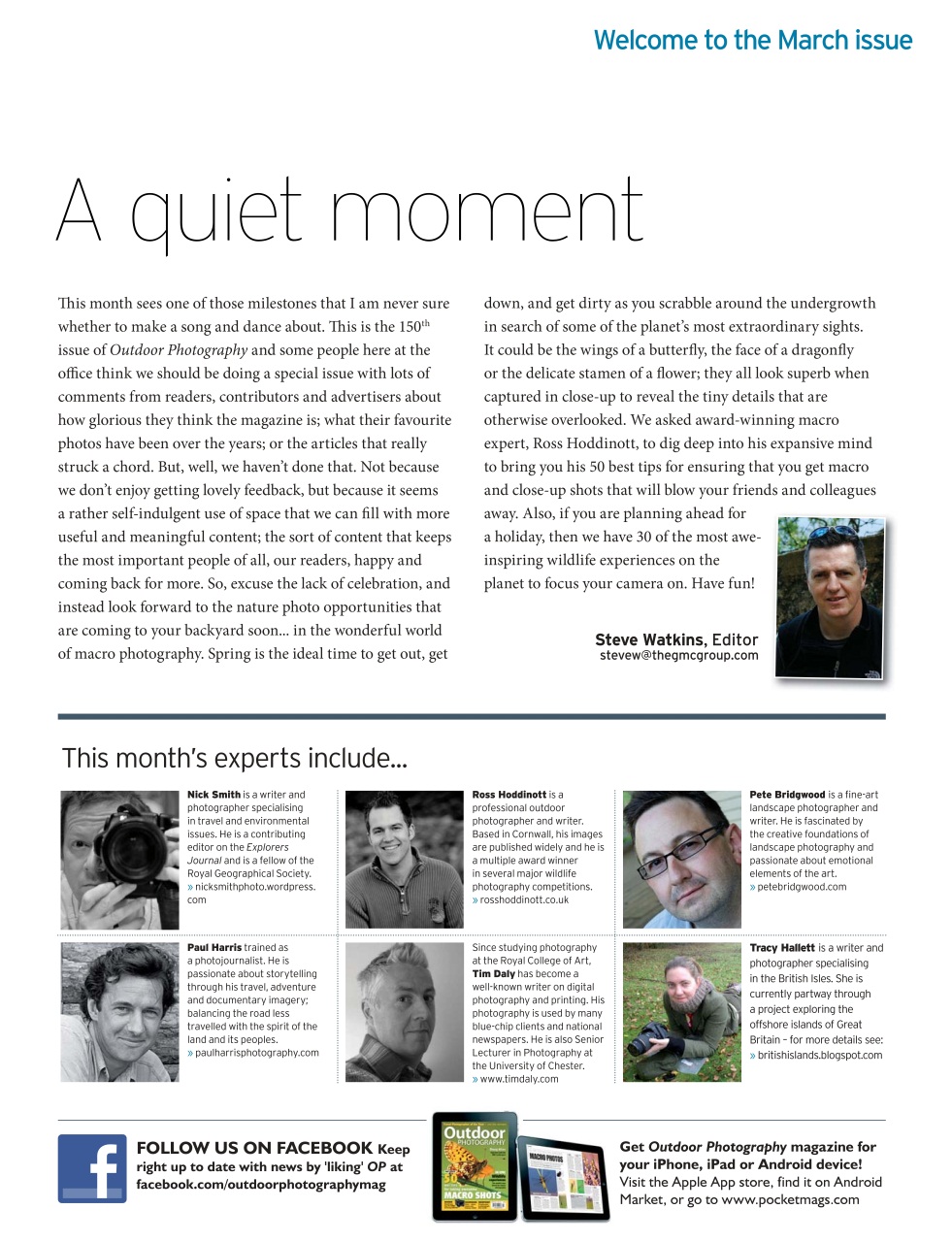 Outdoor Photography Preview Pages