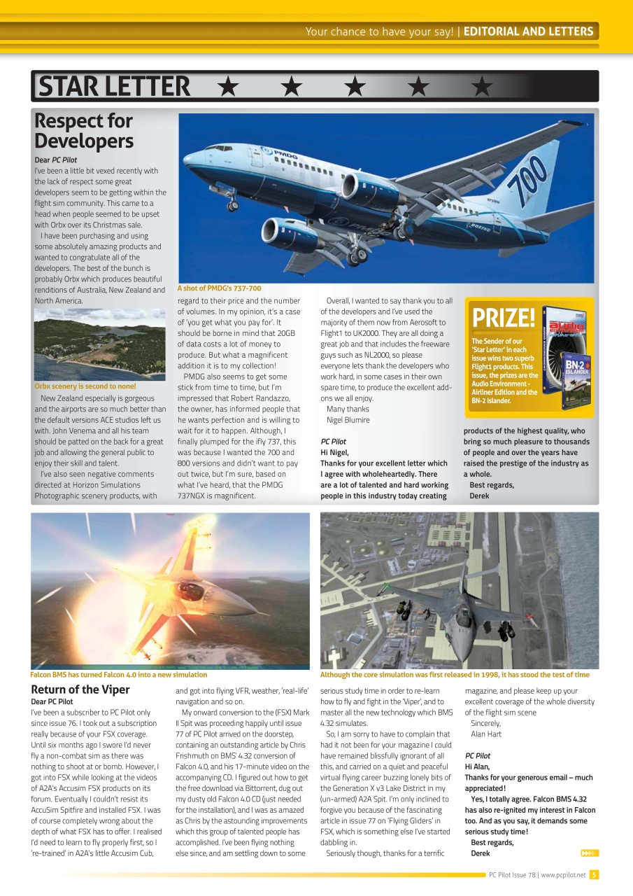 PC Pilot Preview Pages