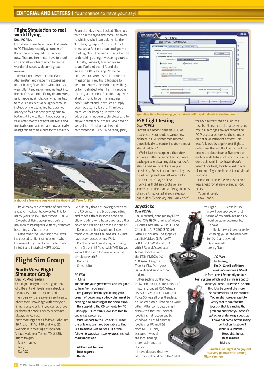 PC Pilot Preview Pages