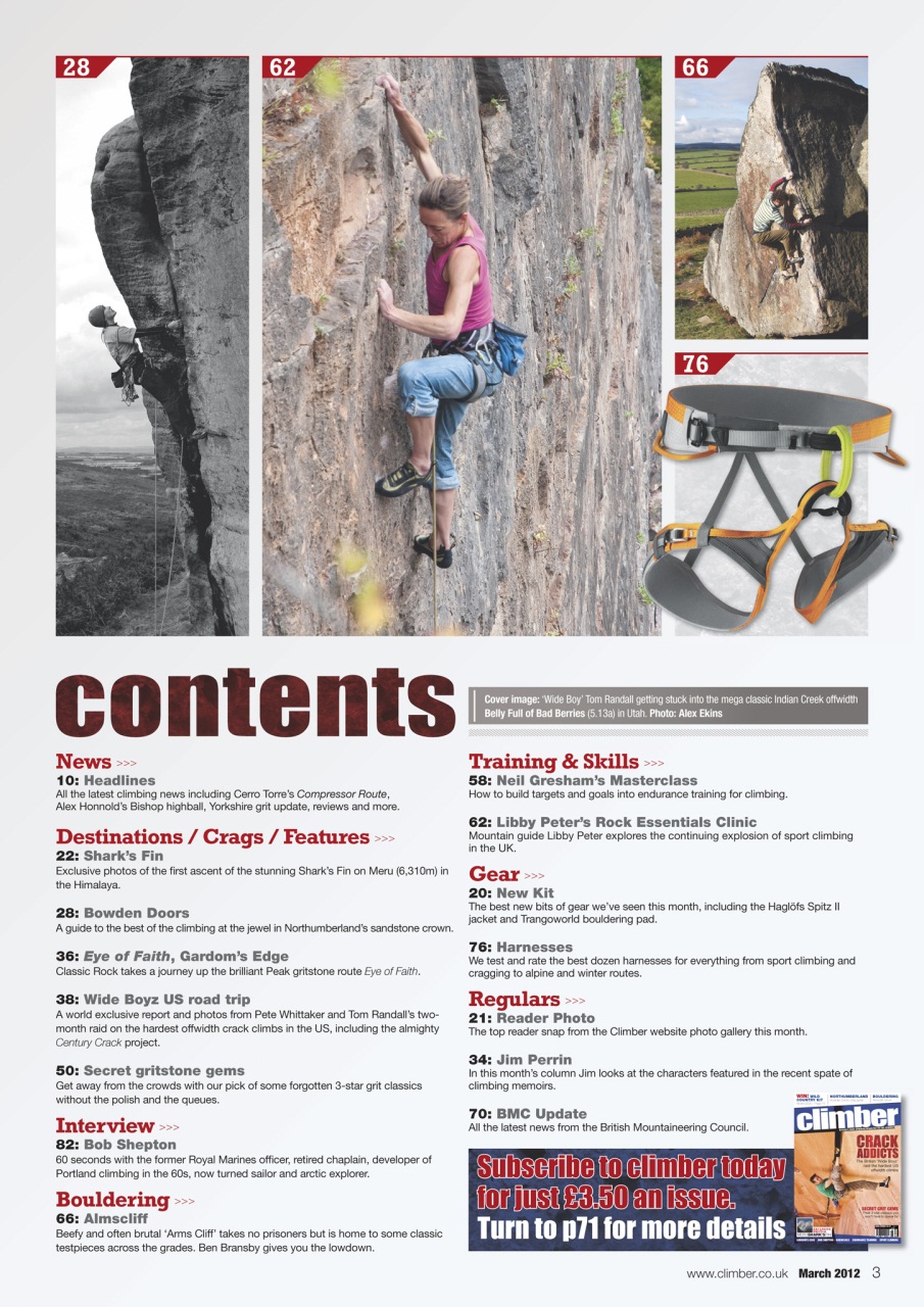 Climber Preview Pages