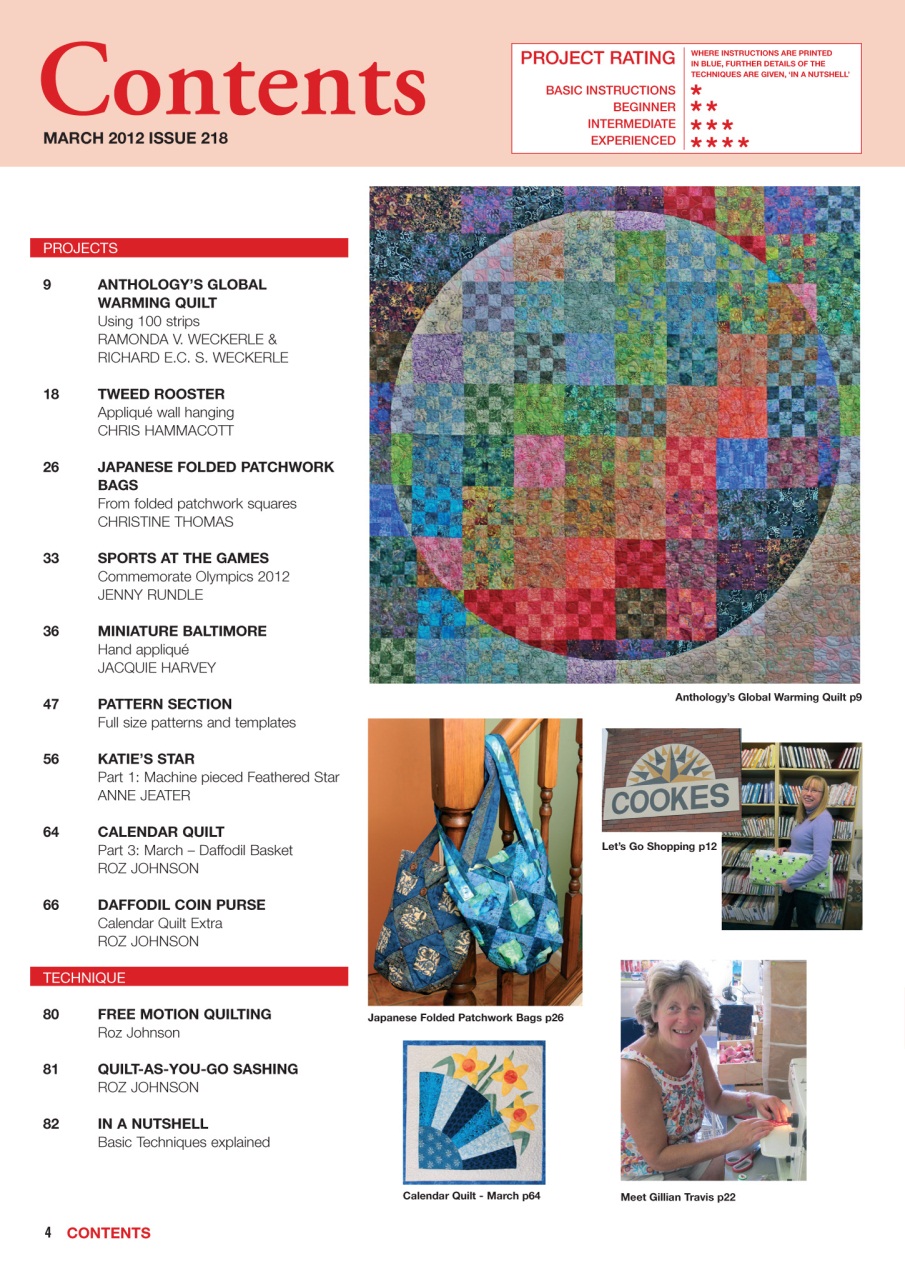 Patchwork and Quilting Preview Pages