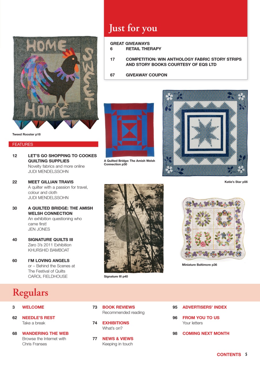 Patchwork and Quilting Preview Pages