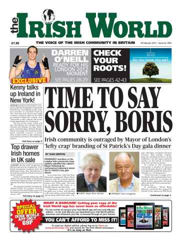 Irish World issue 18-02-2012