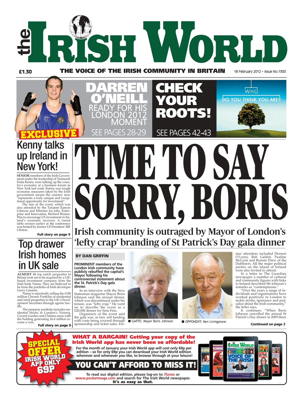 Irish World Preview Pages