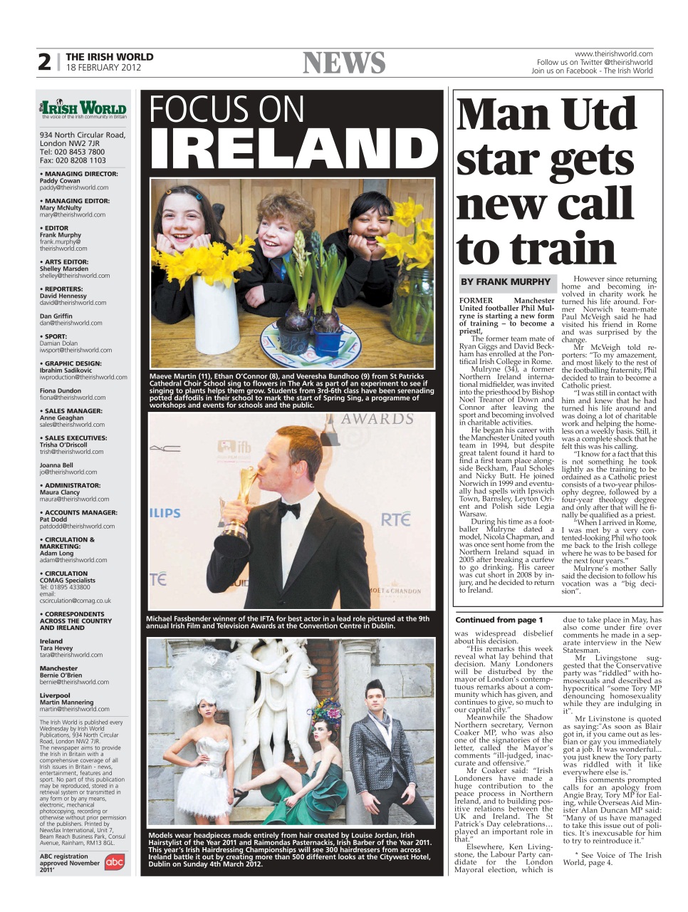 Irish World Preview Pages